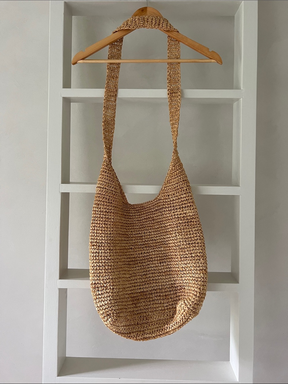 Jenni Kayne straw tote in neutral